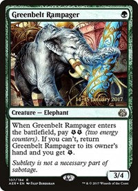 Greenbelt Rampager [Aether Revolt Promos] | Exor Games Dartmouth