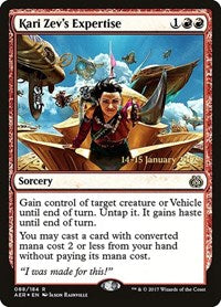 Kari Zev's Expertise [Aether Revolt Promos] | Exor Games Dartmouth