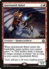 Quicksmith Rebel [Aether Revolt Promos] | Exor Games Dartmouth