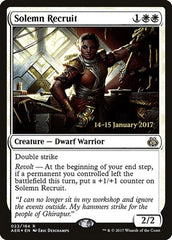 Solemn Recruit [Aether Revolt Promos] | Exor Games Dartmouth