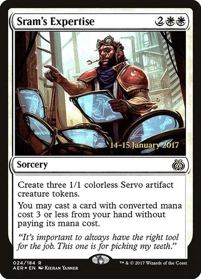 Sram's Expertise [Aether Revolt Promos] | Exor Games Dartmouth