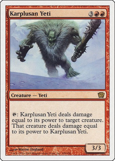 Karplusan Yeti [Ninth Edition] | Exor Games Dartmouth