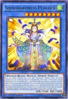 Shinobaroness Peacock [RATE-EN037] Rare | Exor Games Dartmouth