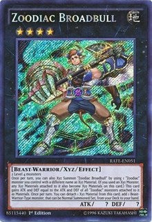 Zoodiac Broadbull [RATE-EN051] Secret Rare | Exor Games Dartmouth