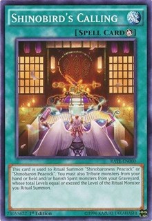 Shinobird's Calling [RATE-EN060] Common | Exor Games Dartmouth