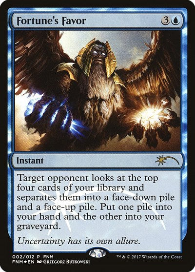 Fortune's Favor [Friday Night Magic 2017] | Exor Games Dartmouth
