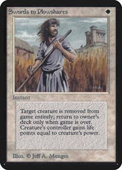 Swords to Plowshares [Limited Edition Alpha] | Exor Games Dartmouth
