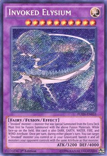 Invoked Elysium [FUEN-EN033] Secret Rare | Exor Games Dartmouth