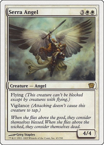 Serra Angel [Ninth Edition] | Exor Games Dartmouth