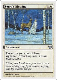 Serra's Blessing [Ninth Edition] | Exor Games Dartmouth