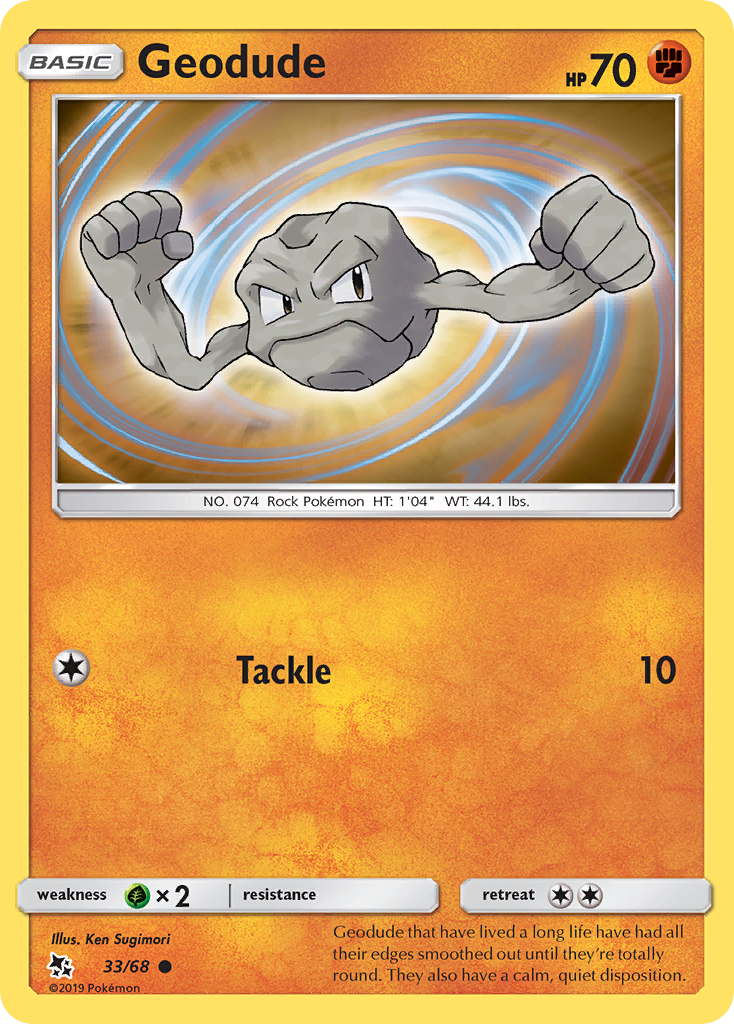 Geodude (33/68) [Sun & Moon: Hidden Fates] | Exor Games Dartmouth