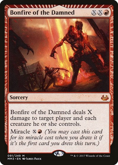 Bonfire of the Damned [Modern Masters 2017] | Exor Games Dartmouth