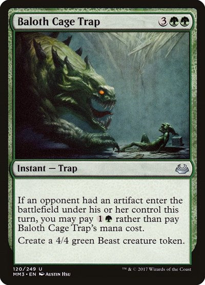 Baloth Cage Trap [Modern Masters 2017] | Exor Games Dartmouth