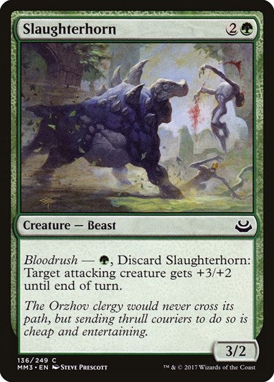 Slaughterhorn [Modern Masters 2017] | Exor Games Dartmouth