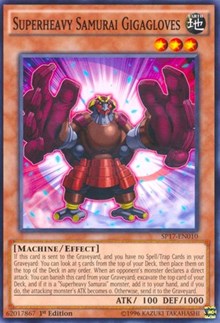 Superheavy Samurai Gigagloves [SP17-EN010] Common | Exor Games Dartmouth