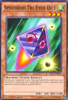 Speedroid Tri-Eyed Dice (Starfoil) [SP17-EN023] Starfoil Rare | Exor Games Dartmouth