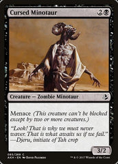 Cursed Minotaur [Amonkhet] | Exor Games Dartmouth