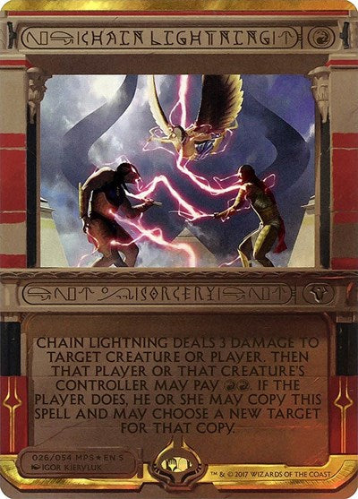 Chain Lightning [Amonkhet Invocations] | Exor Games Dartmouth