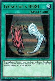 Legacy of a HERO [DUSA-EN019] Ultra Rare | Exor Games Dartmouth
