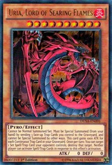 Uria, Lord of Searing Flames [DUSA-EN096] Ultra Rare | Exor Games Dartmouth