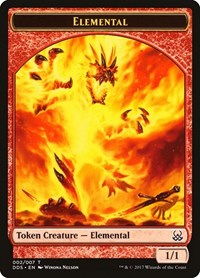 Elemental [Duel Decks: Mind vs. Might Tokens] | Exor Games Dartmouth