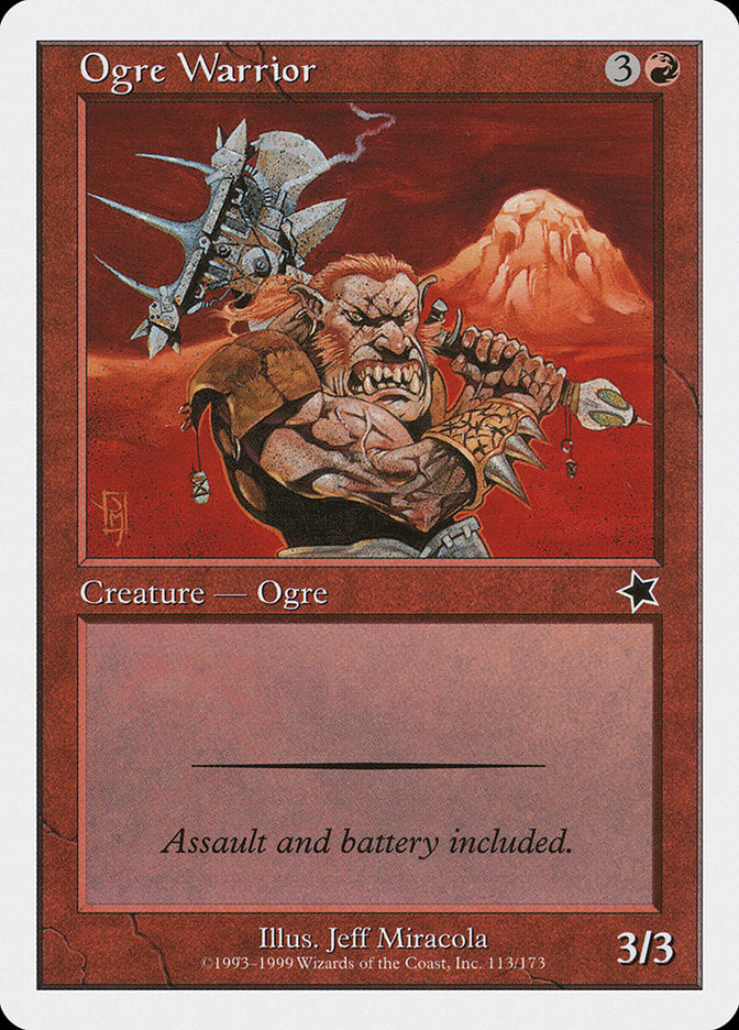 Ogre Warrior [Starter 1999] | Exor Games Dartmouth