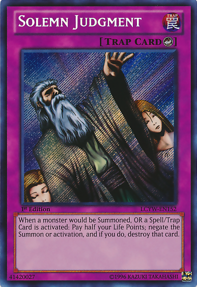 Solemn Judgment [LCYW-EN152] Secret Rare | Exor Games Dartmouth