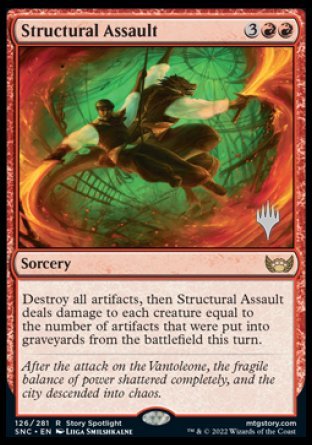 Structural Assault (Promo Pack) [Streets of New Capenna Promos] | Exor Games Dartmouth