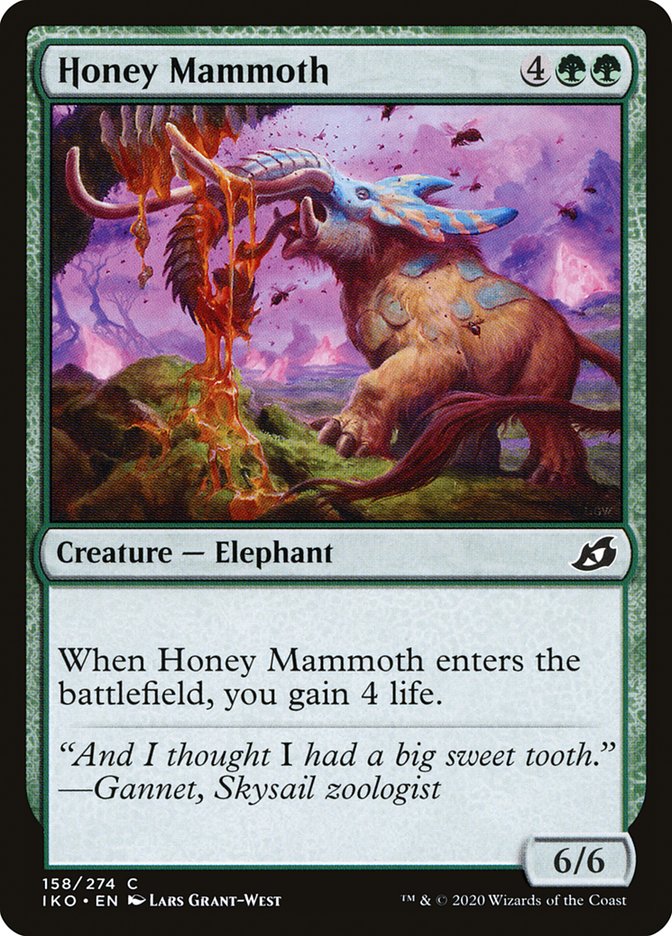 Honey Mammoth [Ikoria: Lair of Behemoths] | Exor Games Dartmouth