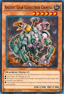 Ancient Gear Gadjiltron Chimera [SR03-EN006] Common | Exor Games Dartmouth