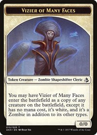 Vizier of Many Faces Token [Amonkhet Tokens] | Exor Games Dartmouth