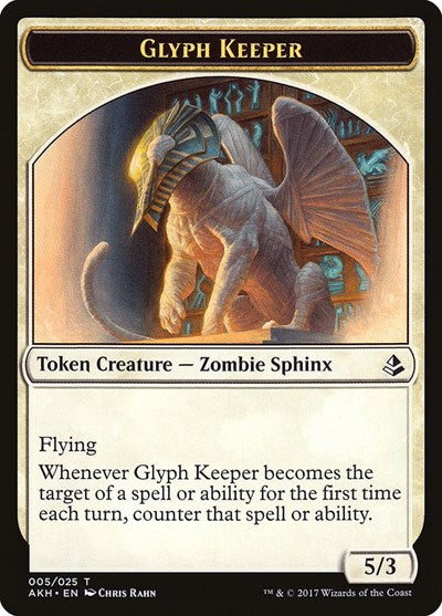 Glyph Keeper Token [Amonkhet Tokens] | Exor Games Dartmouth