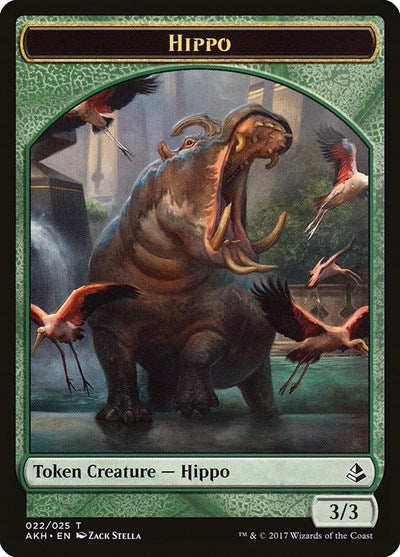 Hippo [Amonkhet Tokens] | Exor Games Dartmouth