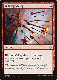 Blazing Volley [Amonkhet] | Exor Games Dartmouth