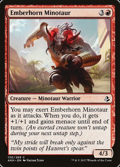 Emberhorn Minotaur [Amonkhet] | Exor Games Dartmouth