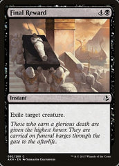 Final Reward [Amonkhet] | Exor Games Dartmouth