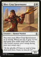 Rhet-Crop Spearmaster [Amonkhet] | Exor Games Dartmouth