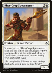 Rhet-Crop Spearmaster [Amonkhet] | Exor Games Dartmouth