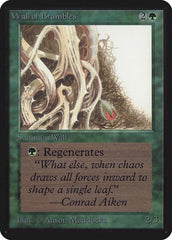 Wall of Brambles [Limited Edition Alpha] | Exor Games Dartmouth