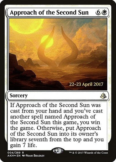 Approach of the Second Sun [Amonkhet Promos] | Exor Games Dartmouth