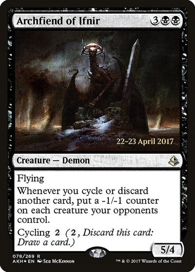 Archfiend of Ifnir [Amonkhet Promos] | Exor Games Dartmouth