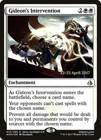 Gideon's Intervention [Amonkhet Promos] | Exor Games Dartmouth