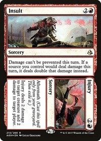 Insult // Injury [Amonkhet Promos] | Exor Games Dartmouth