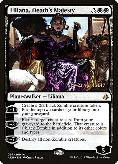 Liliana, Death's Majesty [Amonkhet Promos] | Exor Games Dartmouth