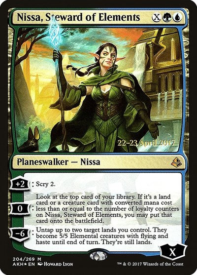 Nissa, Steward of Elements [Amonkhet Promos] | Exor Games Dartmouth