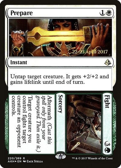 Prepare // Fight [Amonkhet Promos] | Exor Games Dartmouth