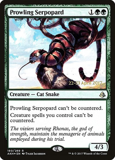 Prowling Serpopard [Amonkhet Promos] | Exor Games Dartmouth