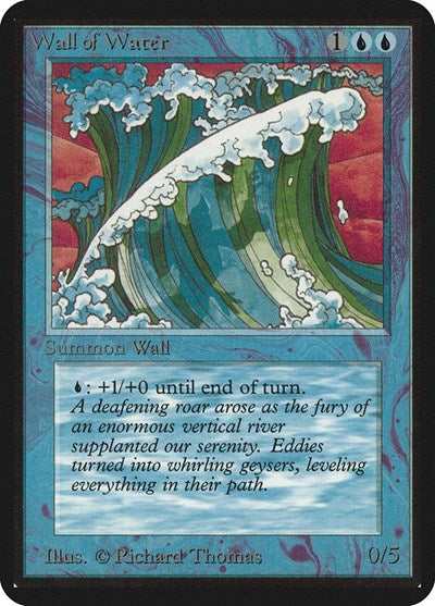 Wall of Water [Limited Edition Alpha] | Exor Games Dartmouth