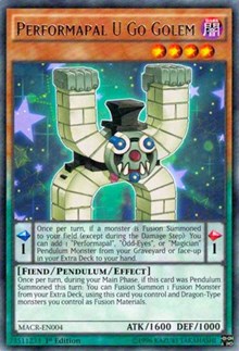 Performapal U Go Golem [MACR-EN004] Rare | Exor Games Dartmouth