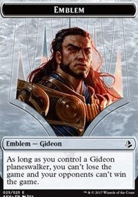 Emblem - Gideon of the Trials // Zombie Token [Amonkhet] | Exor Games Dartmouth